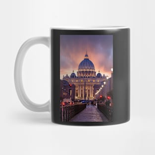 Saint Peter`s Basilica in Vatican City in Rome, Italy Mug